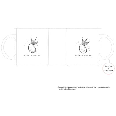 Potato Queen Mug Thumbnail